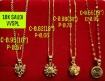 Picture of 18K Saudi Gold Necklace with Pendant, Chain 0.82g, Pendant 0.66g, Size 18", 2805N4F