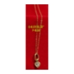 Picture of 18K Saudi Gold Necklace with Pendant, Chain 0.37g, Pendant 0.57g, Size 16", 18", 2805NCS