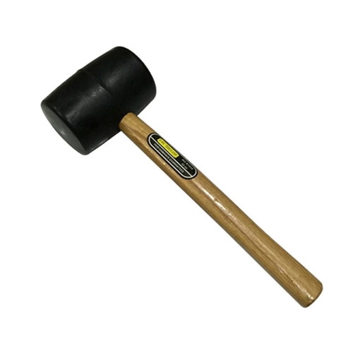 Picture of S-Ks Tools USA 8oz. Rubber Mallet (Black/Brown), 8.oz