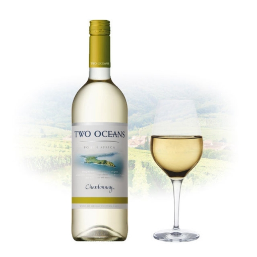 Picture of Two Oceans Chardonnay South African White Wine 750 ml, TWOOCEANSCHARDONNAY