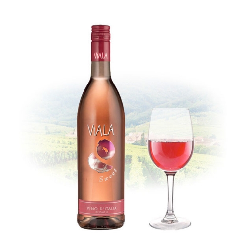 Picture of Viala Sweet Rosato  Italian Pink Wine 750 ml, VIALASWEET