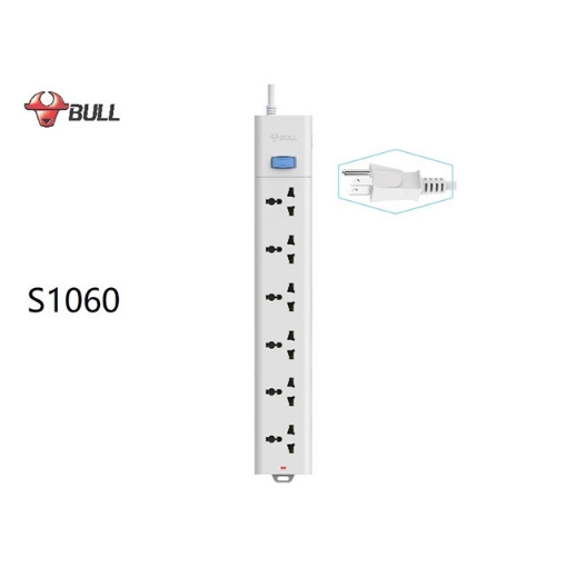 Picture of Bull Extension Board 6 Outlets 1 Switch, S1060