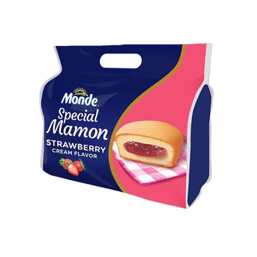 Picture of Monde Mamon 4x48g (Strawberry Jam, Chocolate, Vanilla), MON06