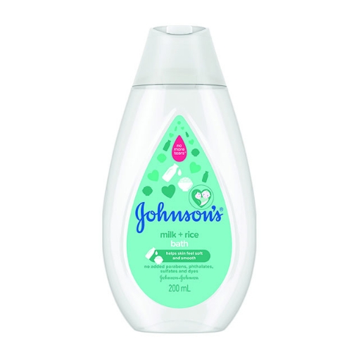 Picture of Johnson's Baby Bath Milk + Rice 200 ml, JOH14B