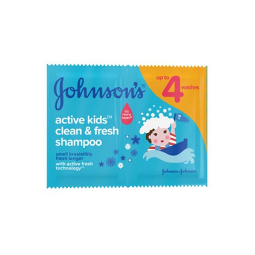 Picture of Johnson's Baby Shampoo Active Kids Clean and Fresh 8 ml, JOH99