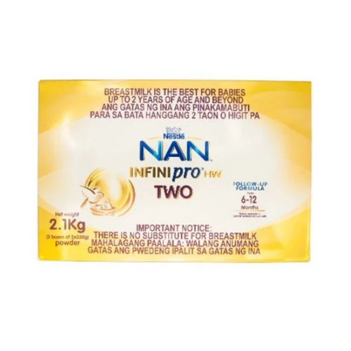 Picture of Nestle NAN InfiniPro HW Two Infant Formula for 6-12 Months 2.1 kg, NANTWO2.1