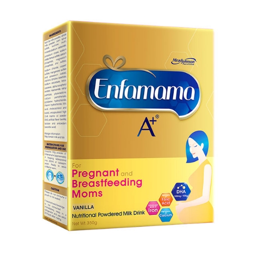 Picture of Enfamama A+ Vanilla Powdered Milk Drink for Pregnant and Breastfeeding Mom 350g, ENFAMAMAVANILLA