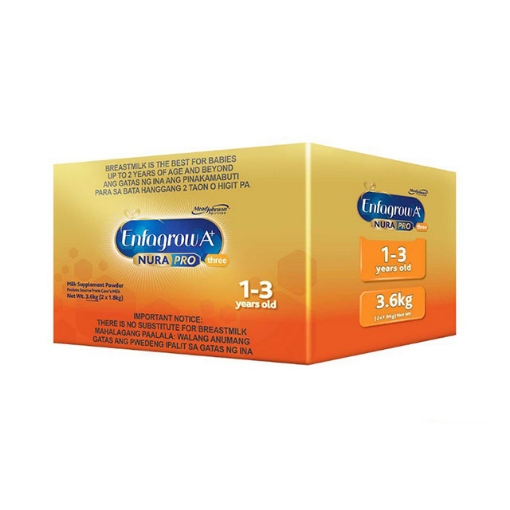 Picture of Enfagrow A+ Three NuraPro Milk Supplement Powder for 1-3 Years Old 3.6kg, ENFAGROWTHREE3.6