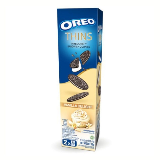 Picture of Oreo Thins Sandwich Cookie Vanilla 95g, ORE13