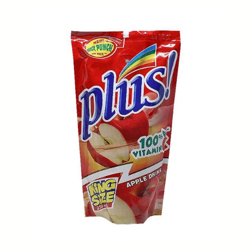 Picture of Plus Juice Drink King Size 250 ml 10 pcs (Apple, Grape, Mango, Orange), PLU12