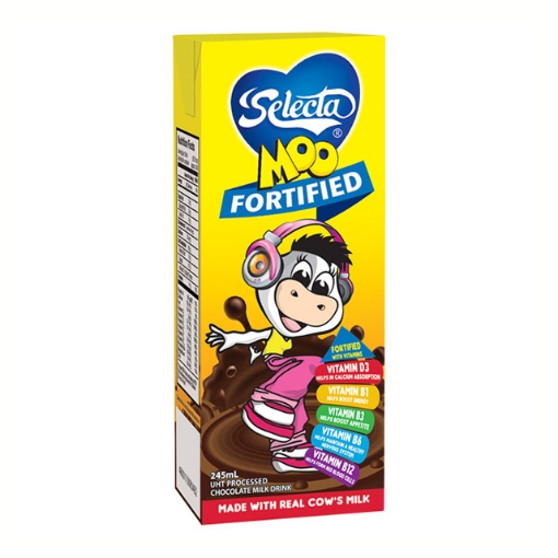 Picture of Selecta Moo Milk Chocolate 245 ml, SEL06