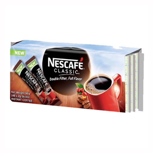 Picture of Nescafe Coffee Classic Stick 2g 48 pcs, NES59