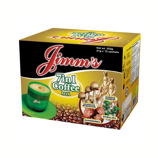 Picture of Jimm's Coffee 7-in-1 Regular 21g 12 pcs, JIM08B