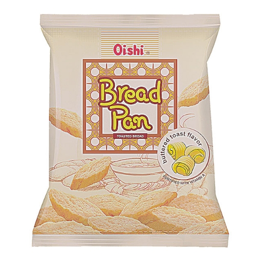 Picture of Oishi Bread Pan 24g (Butter Toast, Cheese & Onion, Garlic, White Cheddar), OIS78