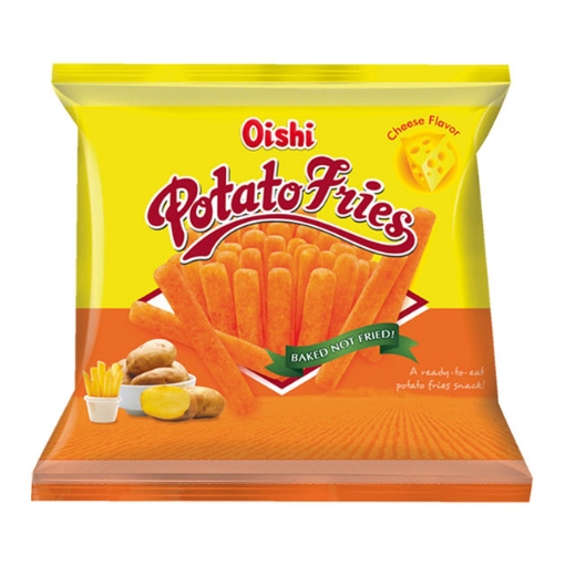 Picture of Oishi Potato Fries 50g (Cheese, Plain Salted, Tomato Ketchup), OIS329