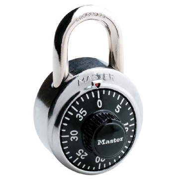 Picture of MASTER LOCK COMBINATION PADLOCK 48MM x 19MM HARD STEEL SHACKLE