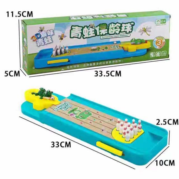 Picture of Children's Frog Bowling Pinball Board Game, CFBPBG