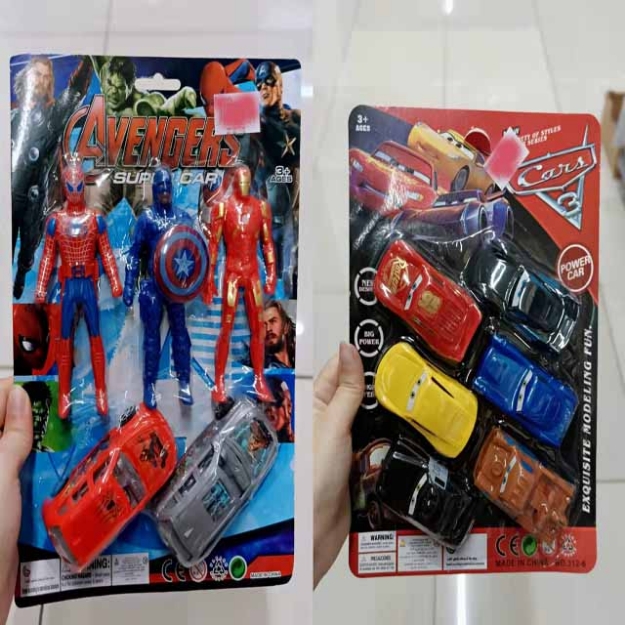 Picture of Car Toys 6Pcs and Avenger with Car Set Toys, CT6AC