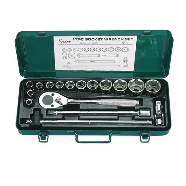 Picture of Hans  1/2" Drive 17 Pcs.  Socket Wrench Set, 4618-2