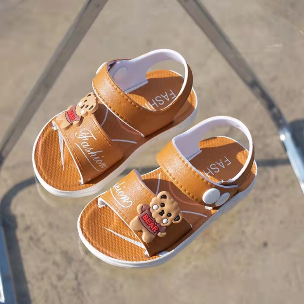 Brown, Boy Shoes Kids Bear Sandals