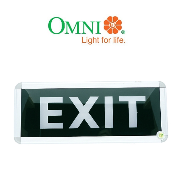 Omni LED Exit Automatic Emergency Lamp Combo