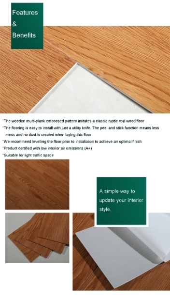 Picture of 3D vinyl Floor sticker ( 91.44* 15.24cm) self adhesive PVC tiles Floor stickers home decor