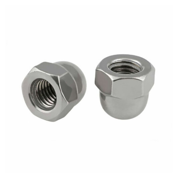 Picture of 304 Stainless Steel Cap Nut Metric Size M3,M4,M5,M6,M8,M10,M12,M14 Acorn Hex Cap Nuts, Metric Thread Dome Head Nuts Plain Finish, STCAPNUTM