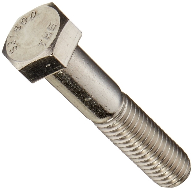 Picture of Stainless Steel Hex Bolts, Hex Head Cap Screw Bolts,  304 S/S Bolts Fastener,  STHCS-Inch