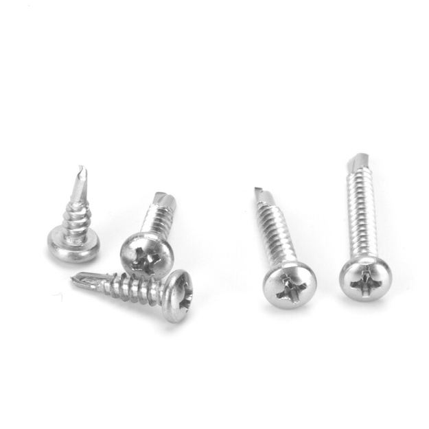 Picture of 304 Stainless Steel Self Drilling Screw Round Head, STMS-PH
