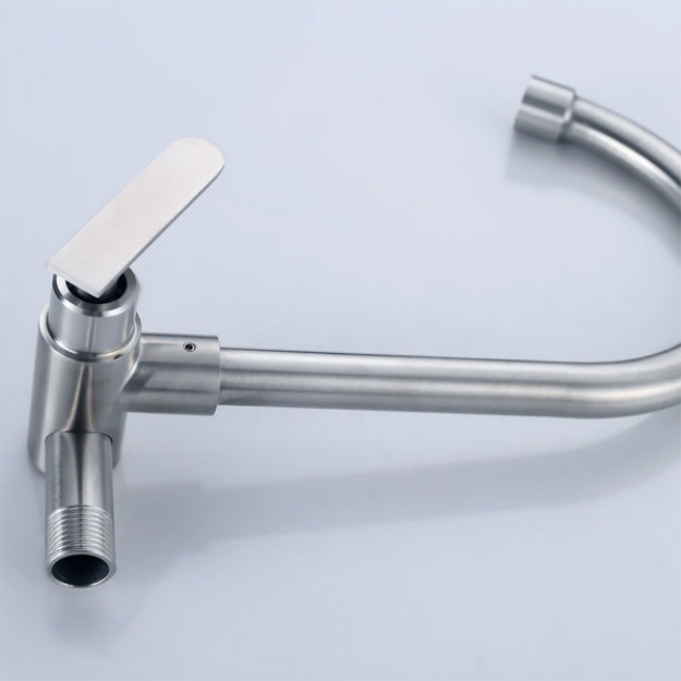 Picture of AXIS WALL TAP GOOSENECK, STAINLESS STEEL-YARRA AXS01FW202S