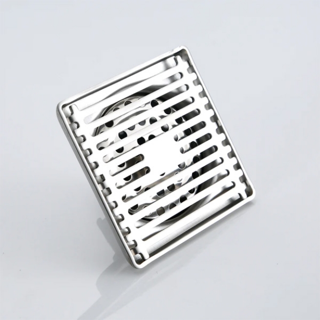 Picture of AXIS  FLOOR DRAIN STAINLESS STEEL 4"x 4" 5MM SQUARE COVER AXS40A4402S 