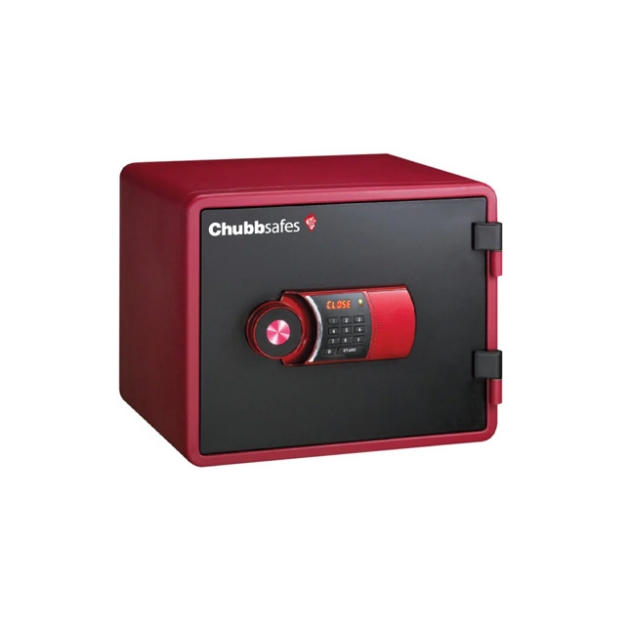 Picture of CHUBBSAFES OPAL SAFE W/ ELEC LOCK 424X385X344MM RED