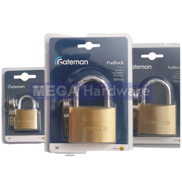 Picture of Gateman 60mm Brass Padlock YLGMP60