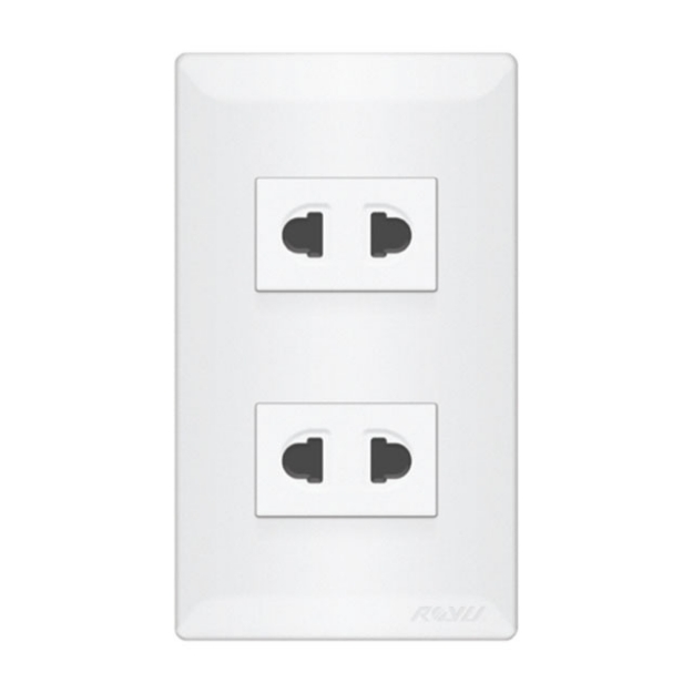 Picture of 2 Gang Universal Outlet Set, WS113