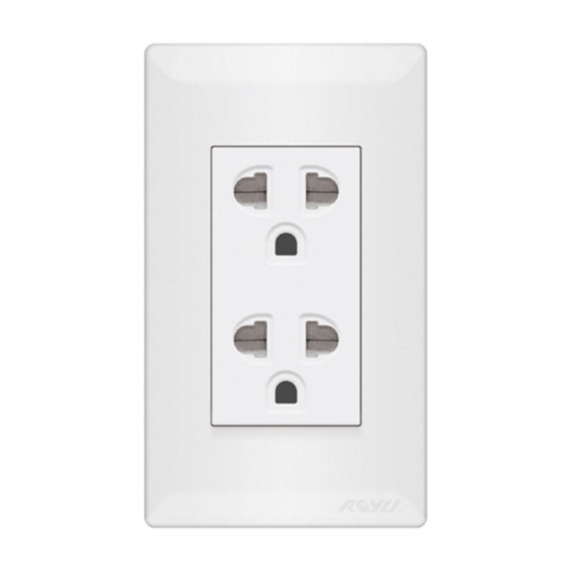 Picture of Duplex Universal Outlet with Ground & Shutter, WS913