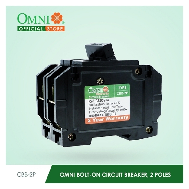 Picture of Omni Circuit Breaker Plug-in 2 Pole (15A-60A), CBP-2P/CBB-2P
