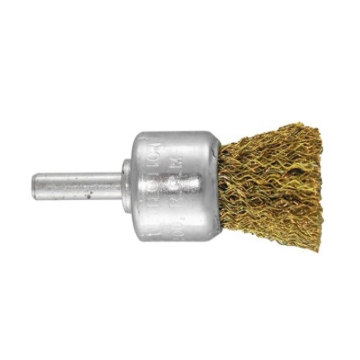 Show details for MaxSell End Brush with 1/4 Shank (Crimped Wire), MEB-12917-13123-13230 End Brush with 1/4 Shank (Crimped Wire)