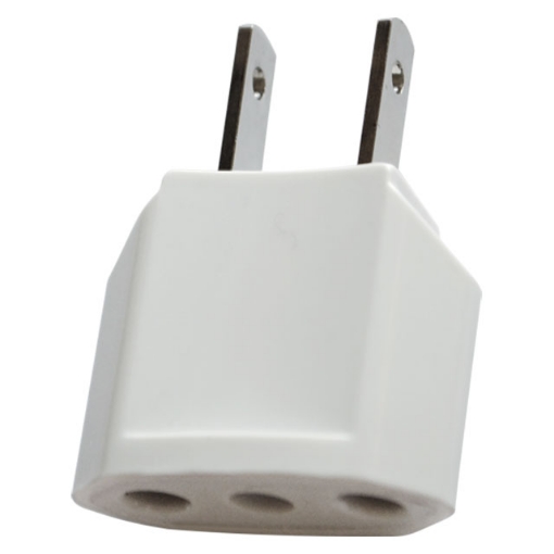 Round  to Flat Adapter (White)