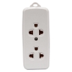 2+1 Gang Outlet with Ground