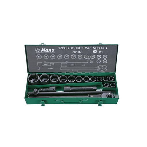 Picture of Hans 3/4" DR. 17 Pcs. Socket Wrench Set - 19-50MM