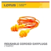 LOTUS REUSABLE CORDED EARPLUGS