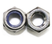 Picture of 304 Stainless Steel Lock Nut Metric Size M3,M4,M5,M6,M8,M10,M12,M14,M16,M18,M20,M22,M24,M27,M30,M36,M42 Self-Lock Nylon Inserted Hex Lock Nuts , STLOCKNUT