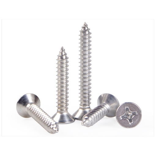 Stainless Steel Self Tapping Screw Flat Head (Metal Crew)  