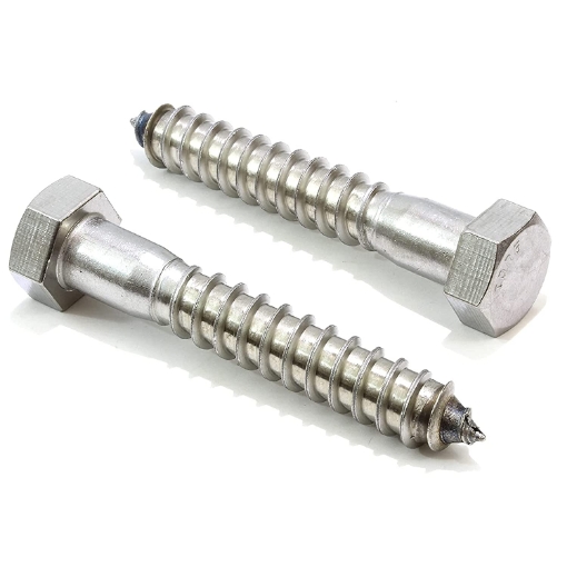 304 Stainless Steel Hex. Lag Screw