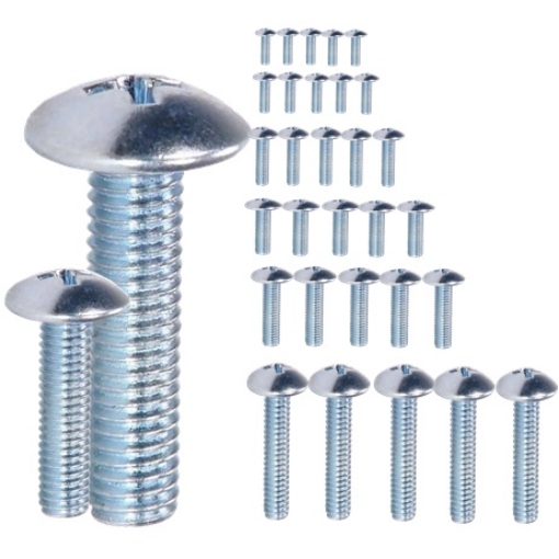 Galvanize GI Stove Bolt Round Head Inches Size 