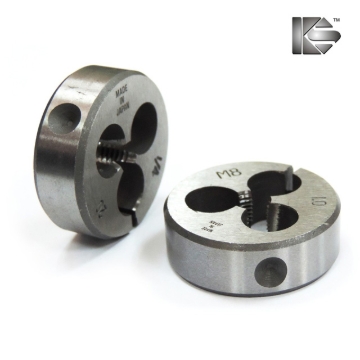Show details for KS Adjustable Round Split Die (Carbon Steel) - RD-1/4NC20 Picture of KS Adjustable Round Split Die (Carbon Steel) - RD-1/4NC20