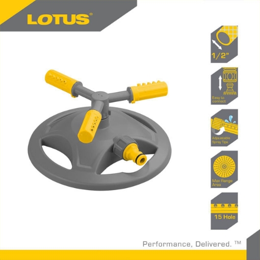 Picture of LOTUS Rotating Sprinkler 3 Arm+Base LTGT3RSX