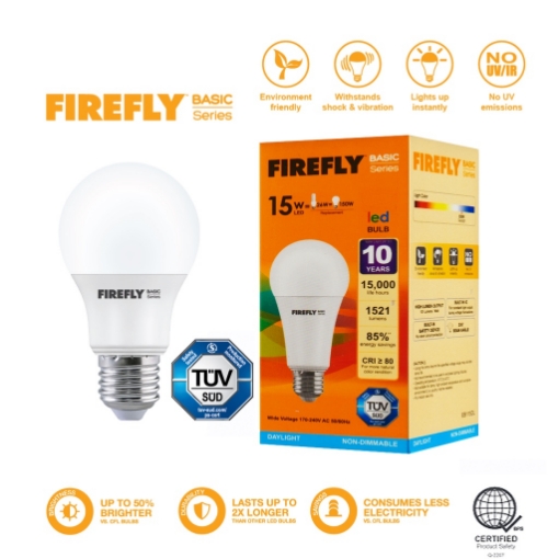 Daylight Firefly Basic Series Light Emitting Diode LED Light Bulb