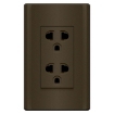Picture of Duplex Universal Outlet with Ground & Shutter, MD913/DG