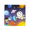 Picture of Wooden puzzle pieces children's puzzle pieces Space,Transportation, Mermaid Early Education puzzle